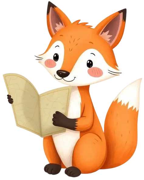 Lis Fox Tales z mapą